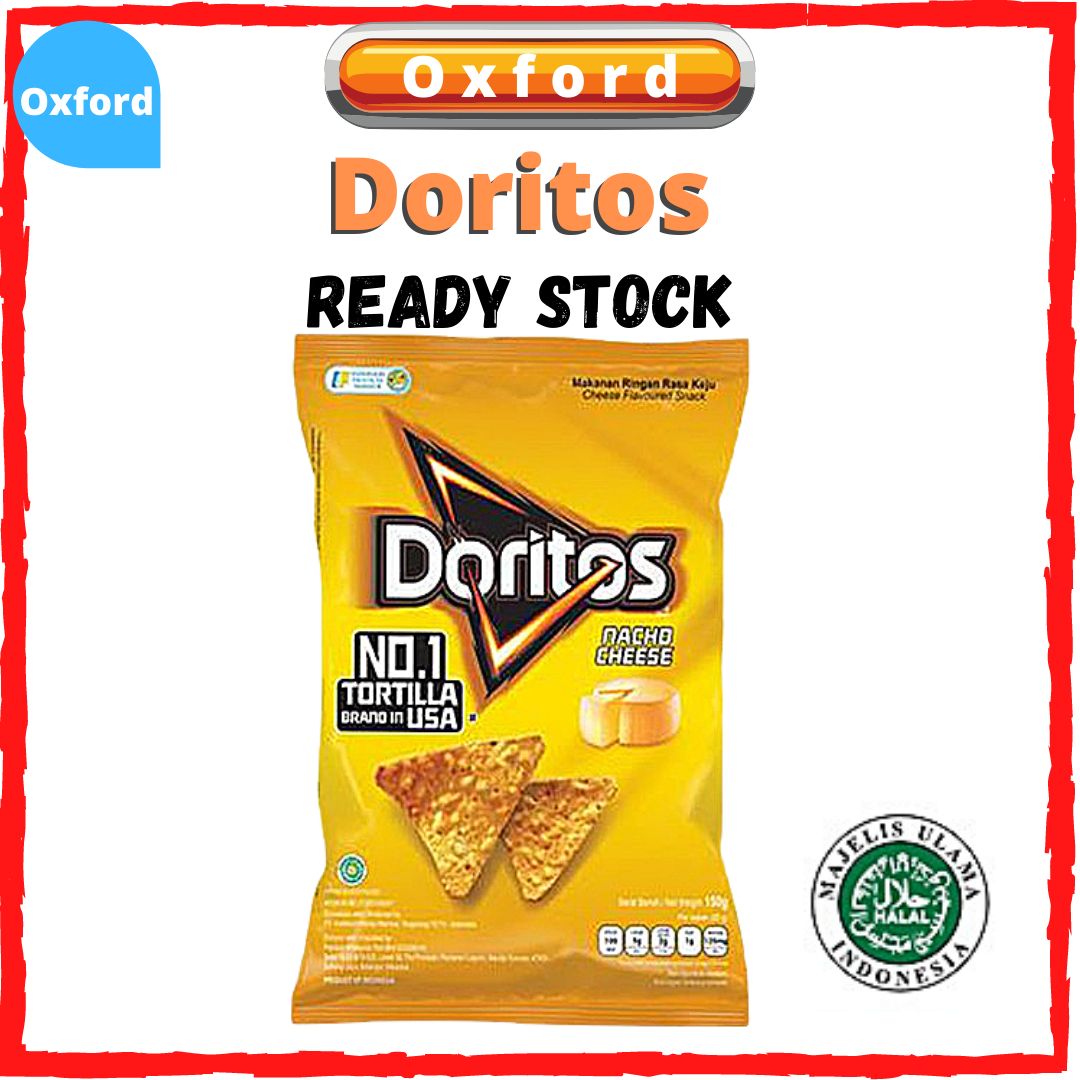 【Halal】Doritos Tortilla Barbeque / Roasted Corn / Nacho Cheese 150g 烧烤