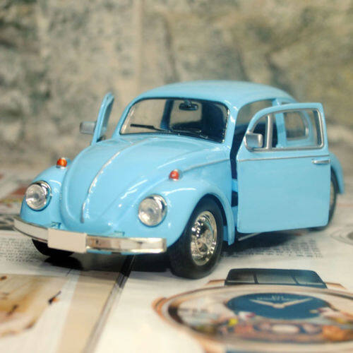 2022 Newest Arrival Retro Vintage Beetle Diecast Pull Back Car Model Toy for Children Gift Decor Cute Figurines Miniatures