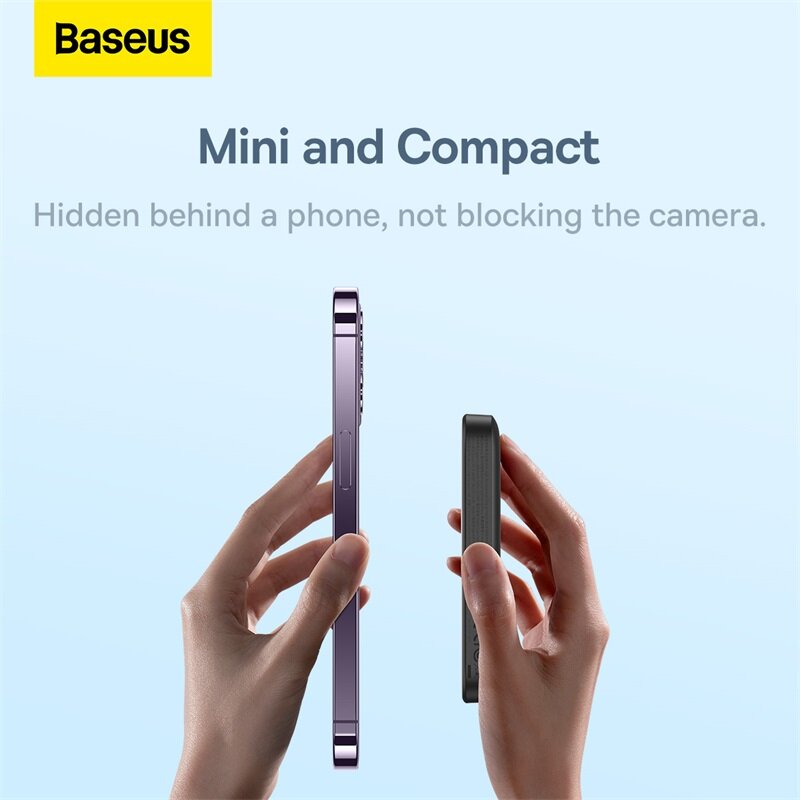 Baseus 10000mAh sạc dự phòng không dây PD 30 Wát pin bên ngoài sạc nhanh không dây