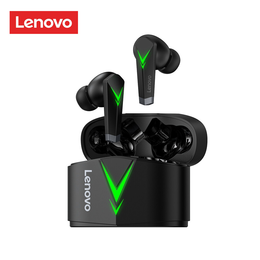 Lenovo LP6 Earbud TWS Bluetooth 5.0 Nirkabel, Headphone Gaming Latensi  Rendah Kontrol Sentuh Headset Game Olahraga Earphone In-Ear dengan Mikrofon  | Lazada Indonesia