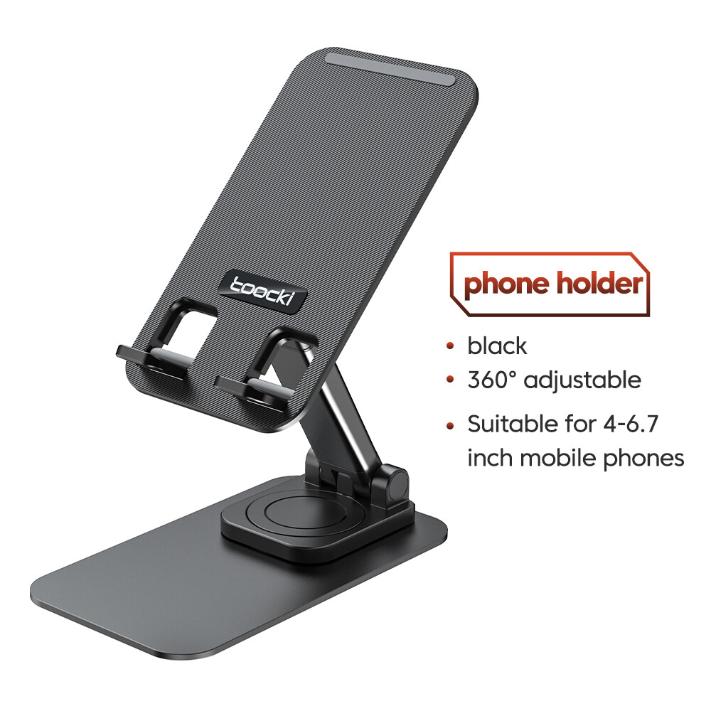 Toocki 360 ° Có Thể Điều Chỉnh Giá Để Điện Thoại Có Thể Gập Lại Máy Tính Bảng Giá Để Bàn Thích Hợp Cho Android/iPhone Phổ Di Động Giá Để Điện Thoại Đứng
