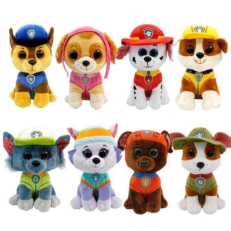 stuffed paw patrol animals