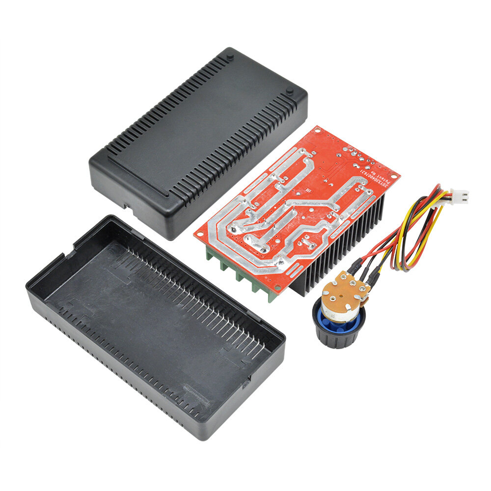 SeasBoat Bộ điều khiển tốc độ động cơ 40A DC 10-50V Bộ điều chỉnh điện áp 2000W Dimmable Motor Speed Control Module điện tử