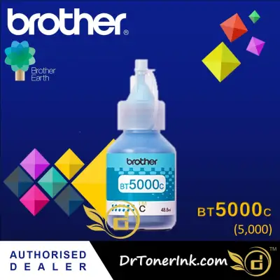 Brother Original Genuine BTD60BK + BT5000 (BKCMY) Refill Ink Bottle DCP-T310 DCP-T510W MFC-T910DW HL-T4000DW MFC-T4500DW