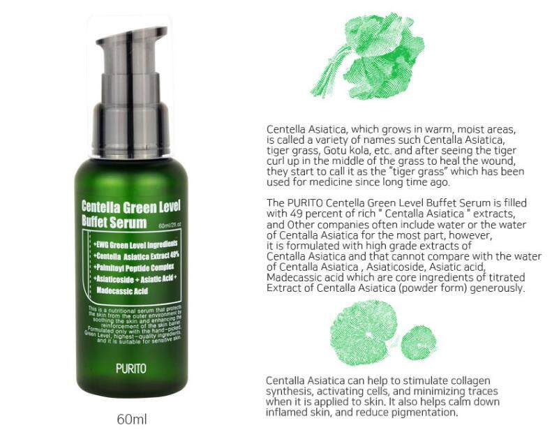 PURITO] Centella Green Level Buffet Serum 60Ml 