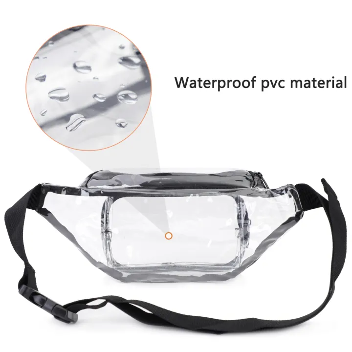 Clear Pack Waterproof Cute Waist Bag Stadium Roved Pack Waterproof Cute Waist Bag