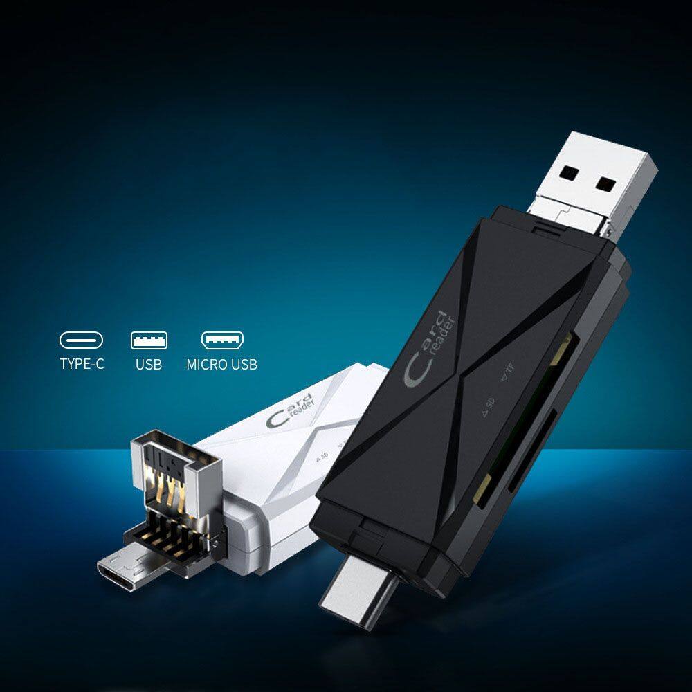 FGX37 Vật Tư Máy Tính Đa Năng 3in 1 Bộ Chuyển Đổi OTG Type C Type C Đầu