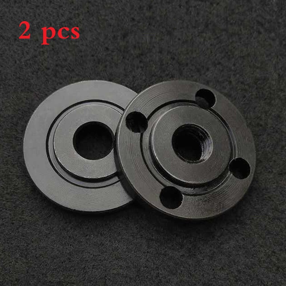 2pcs M16 Thread Replace Angle Grinder Inner Outer Flange Nuts Tool Accessories