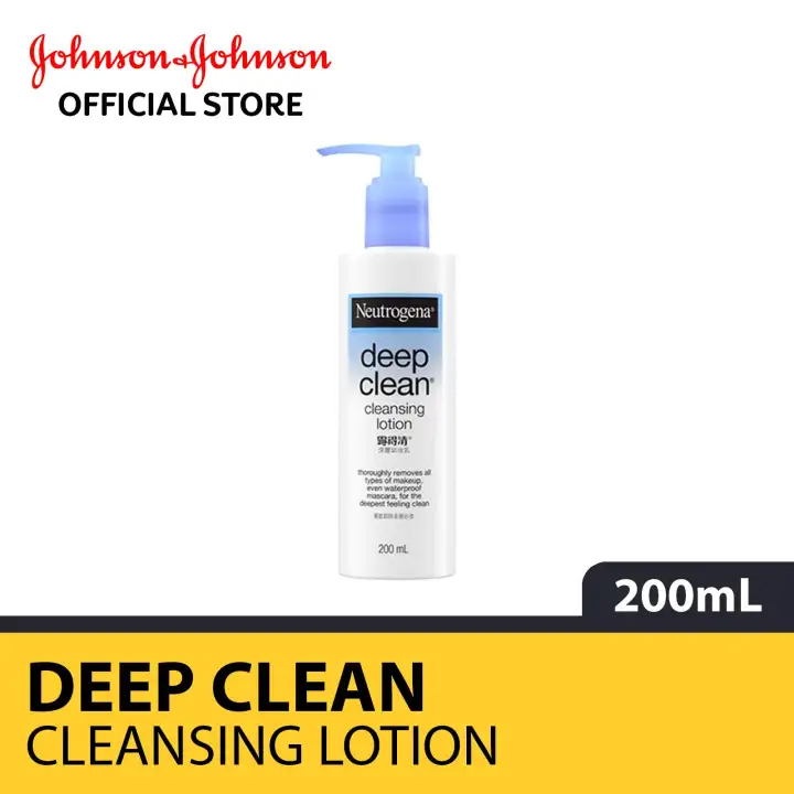 neutrogena deep cleansing lotion