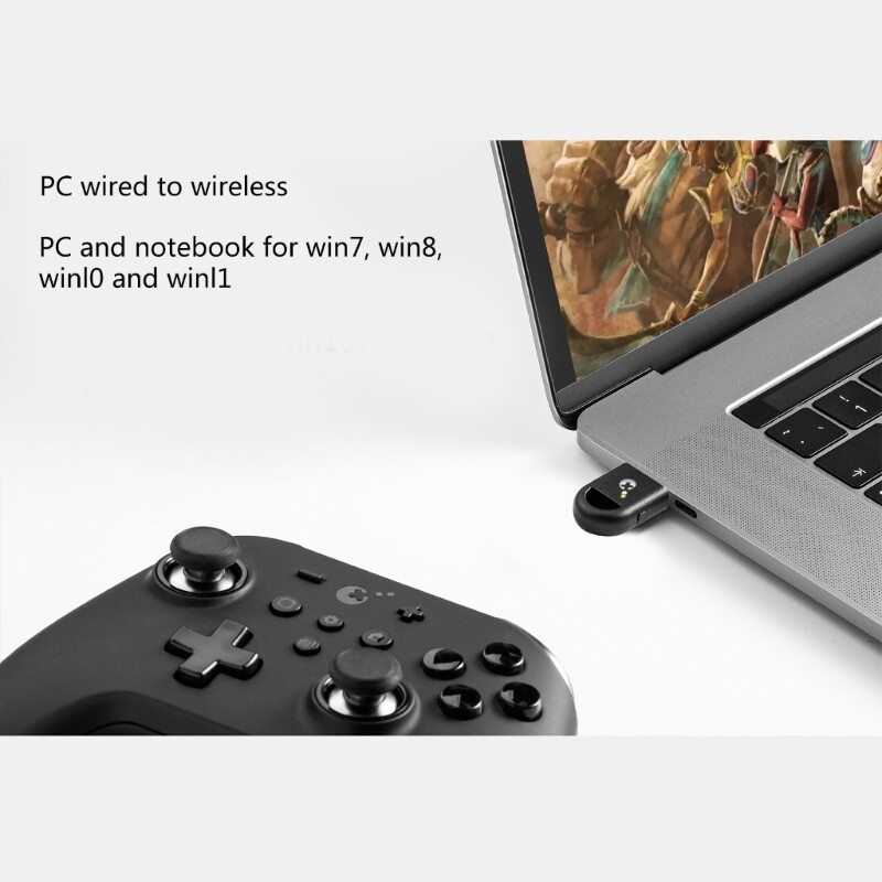 Wireless Controller Adapter USB Receiver Dongle for Gulikit Controller/for XB One/XB Series Gamepad Support Win7/8/10/11