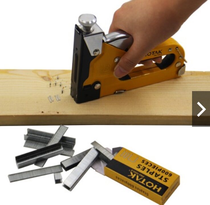Heavy Duty 3 Way Staple Gun. HOTAK Heavy duty 3 way staple gun 414mm