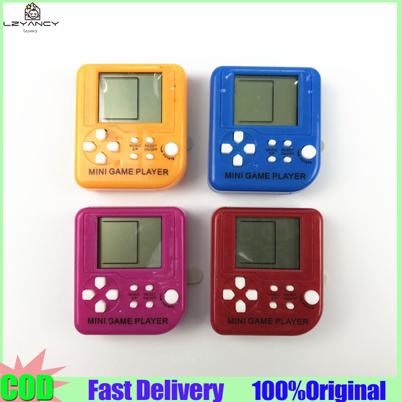 Lzyancy【hàng Có Sẵn】máy Chơi Game Cầm Tay Đồ Chơi Móc Chìa Khóa Trò Chơi Điện Tử Cầm Tay Cổ Điển Mini【cod】