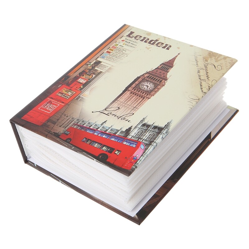 100 Pictures Pockets Photo Album Interstitial Photos Book Case Kid memory Gift