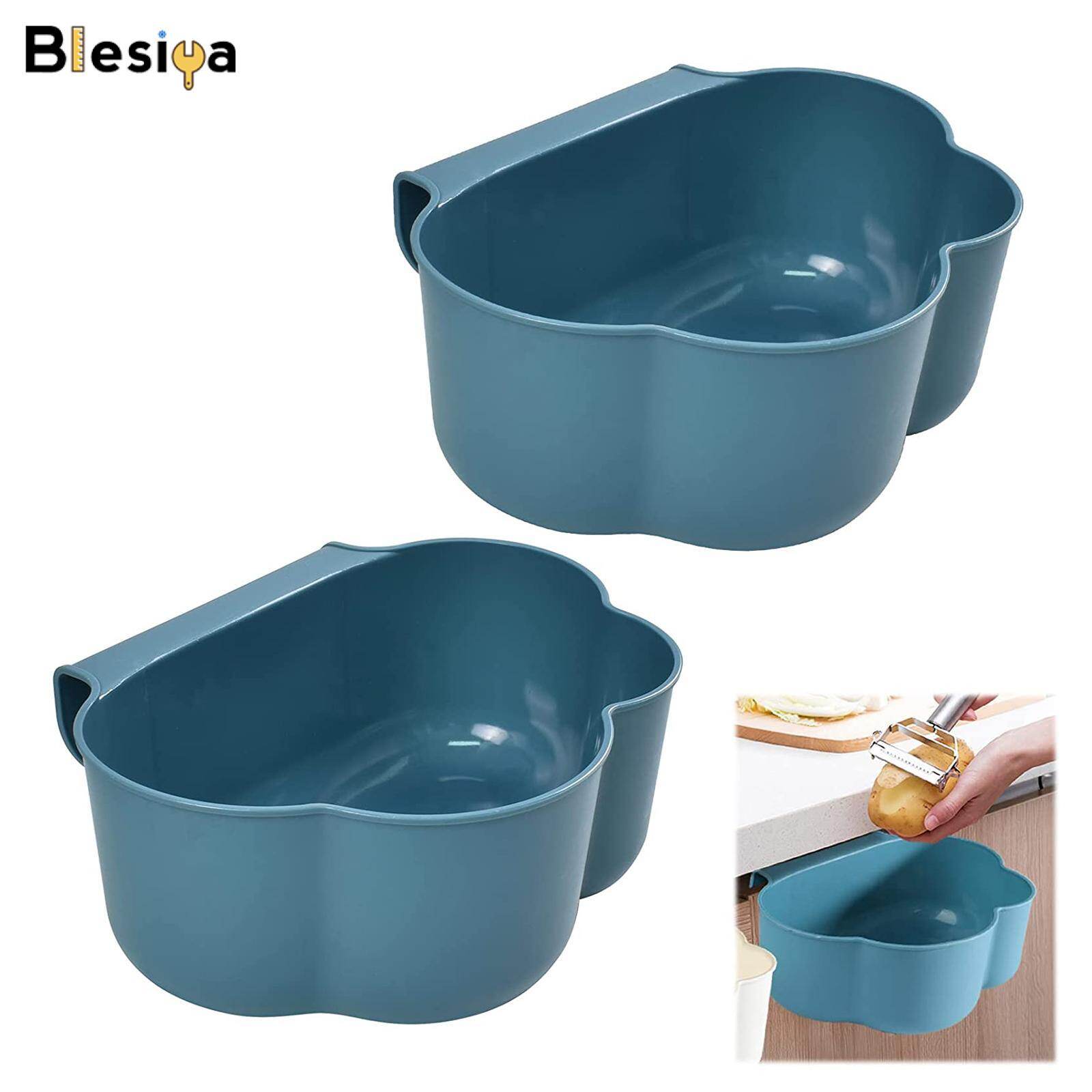 Blesiya THÙNG RÁC TREO Mini Sáng Tạo Gắn Tường Bền Cho Cửa Tủ Xe Hơi