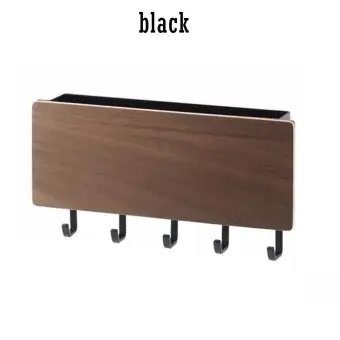 Wall Hung Type Wooden Decorative Wall Shelf Sundries Storage Box