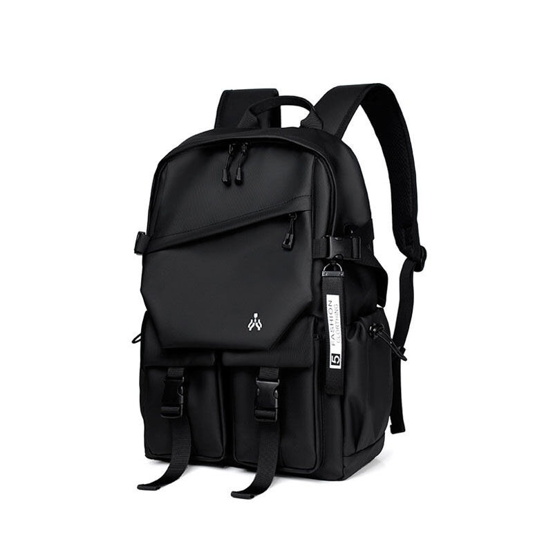 QFDI Backpack men's backpack Large capacity casual trend sports computer man Travel school bag for junior high and high school college students