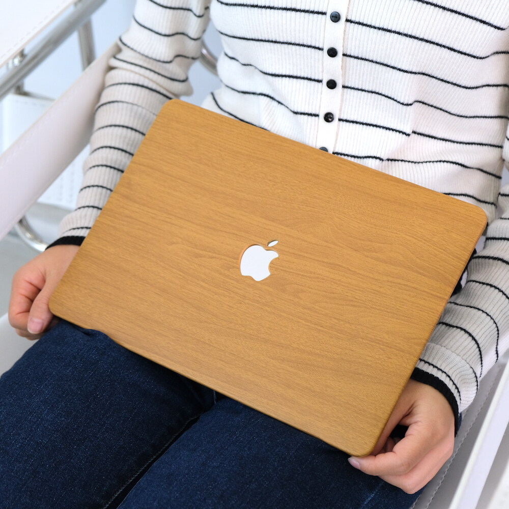 macbook air wood case