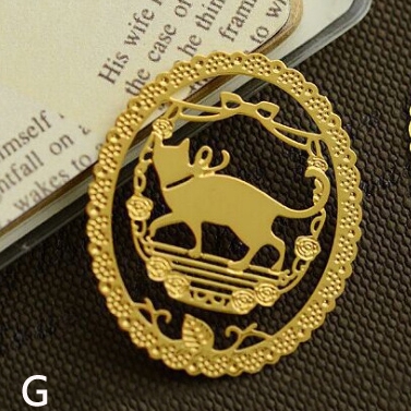 Vòng Kim Loại Bookmark Sáng Tạo Retro Tinh Tế Văn Phòng Phẩm Đánh Dấu Món Quà