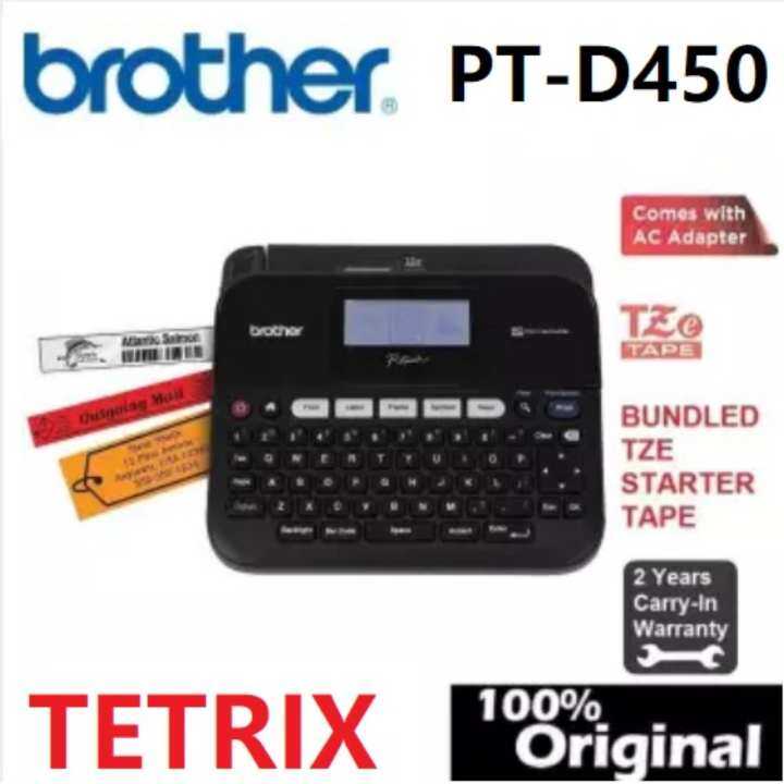 Brother PTD450 Labelling Machine PTouch Handheld Label Maker PTD450