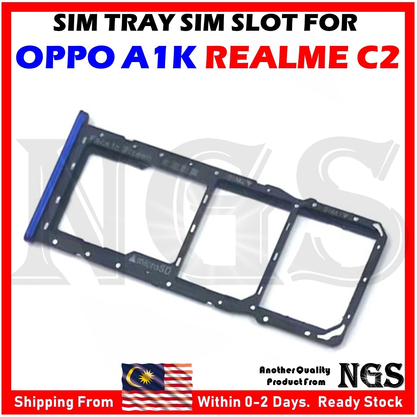 realme c2 sim slot