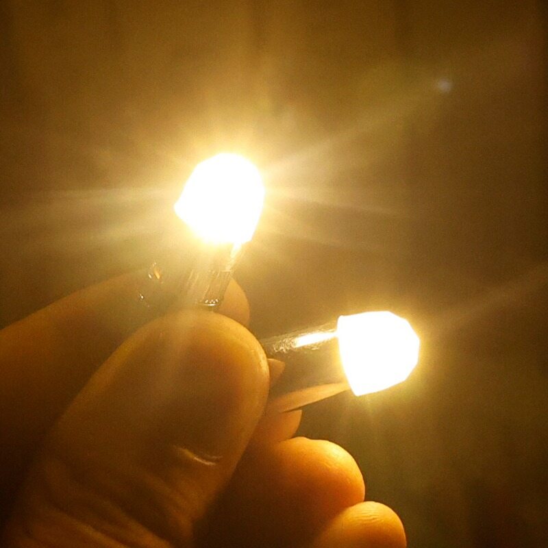 1/2Pcs Waterproof Warm White LED Balloon Lamp Party Mini Paper Lantern Threaded LED Wick