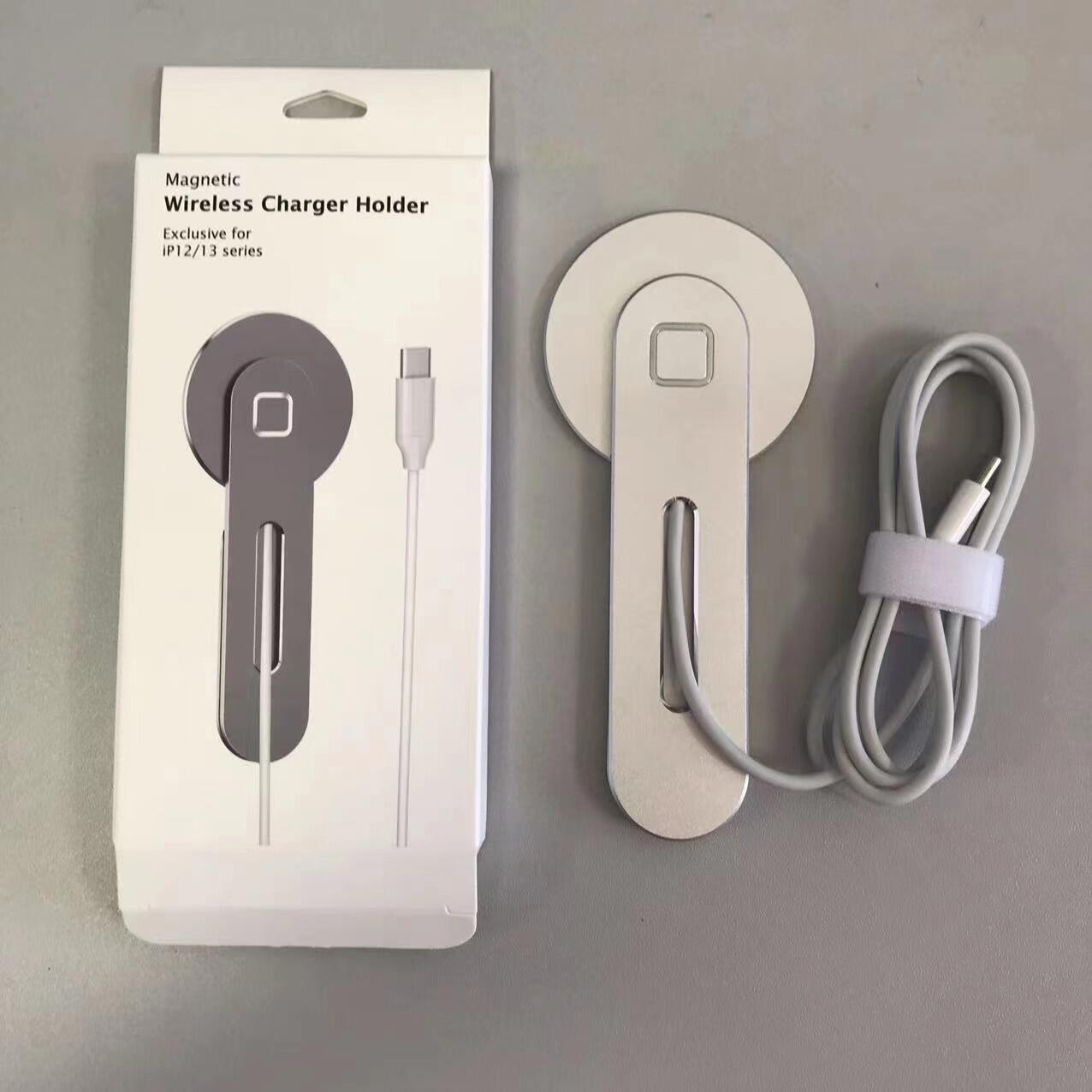 Magnetic Wireless Charger Laptop Phone Stand For Iphone 14 13 12Pro Max Macsafe Cradle Charging For Magsafe Macbook Pro Stand