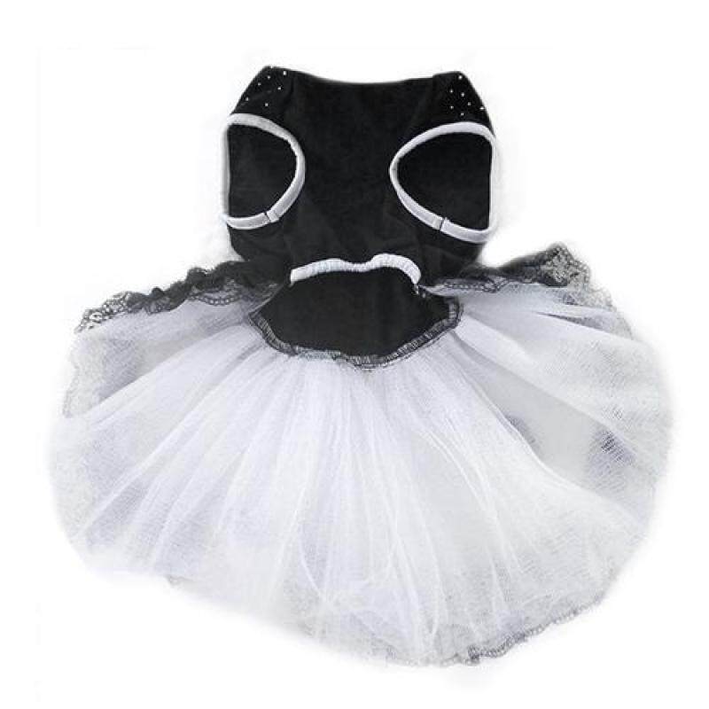 huanhuang® Glitter Bow Lace Dog Princess Tutu Dress Bubble Skirt Pet Clothes Puppy Costume