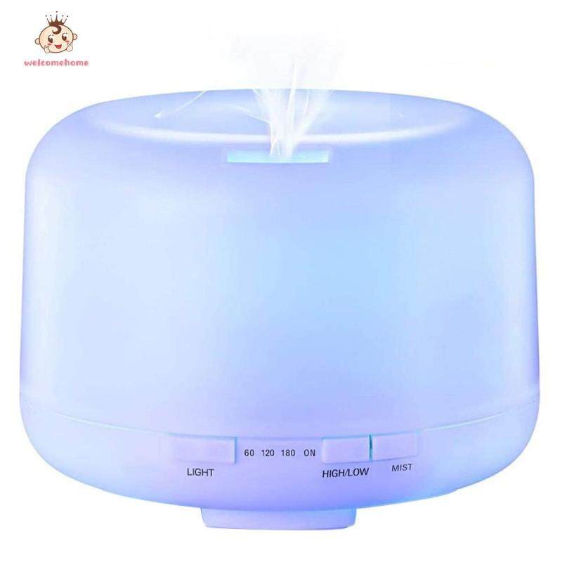 500ml Bread Shape Ultrasonic Air Humidifier Essential Oil Diffuser Colorful Lamp with Remote Control Singapore