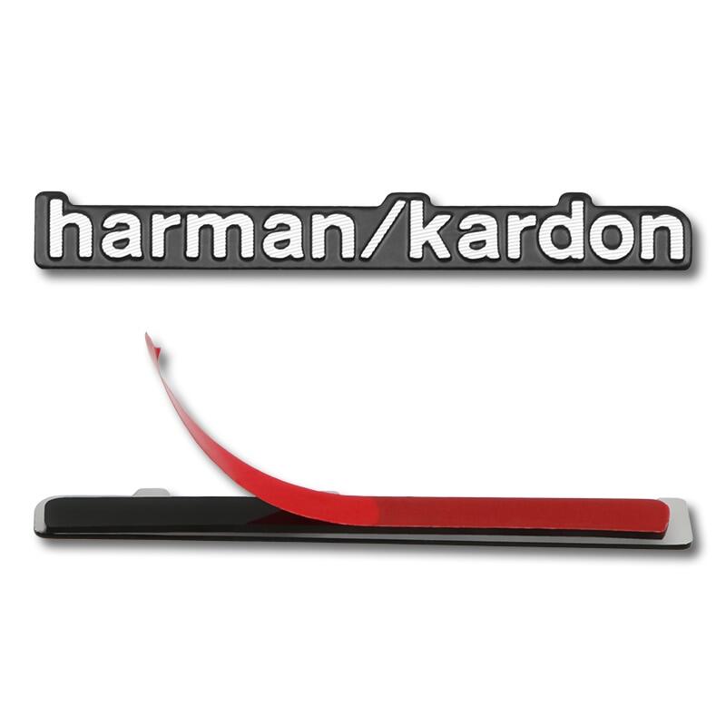 10ชิ้น3D อลูมิเนียม Harman/kardon สัญลักษณ์ภายในลำโพงเสียงป้ายสติกเกอร์ ...