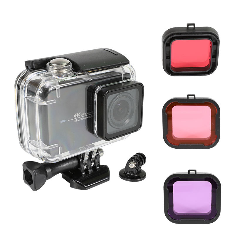 Waterproof Case For YI 4K Action Camera Xiaoyi 4K+ Protection Shell Lite 4K Diving Housing Box Mount W/Filter Kits Accessories