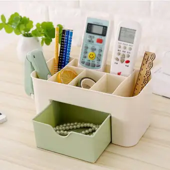 1pcs Office File Stationery Storage Cosmetics With Drawer Medicine