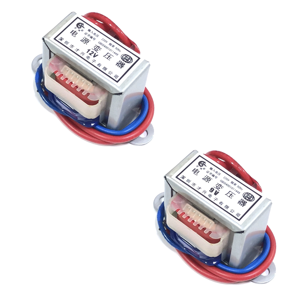 Máy Biến Áp Nguồn Diymore Chính Hãng AC220 Sang AC 6V/9V/12V Công Suất 1W Điện Áp Đơn Đầu Ra 2 Dây