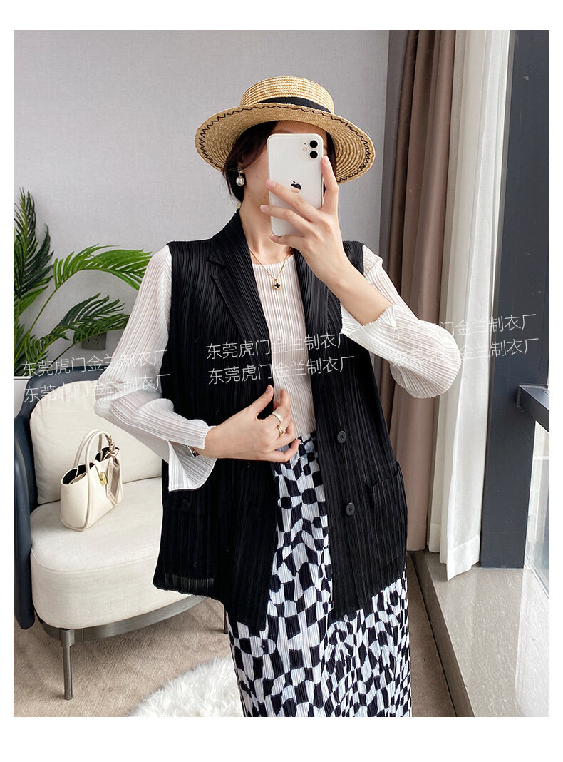 Áo Gi-lê Nữ Xếp Li Mới Đơn Giản