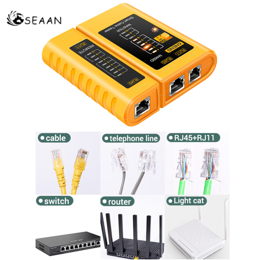 Cable Lan Tester Network Cable Tester RJ45 RJ11 LAN Cable Tester Networking Tool Network Repair