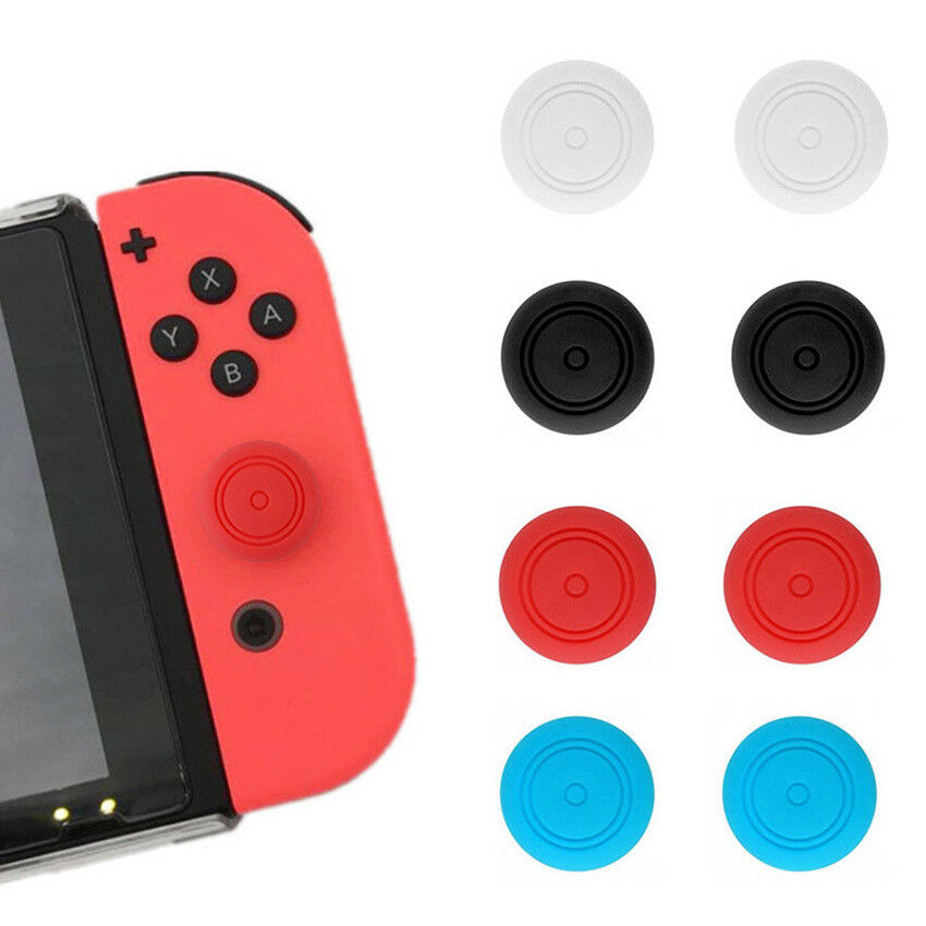 Narsta 6Pcs Joystick Case For Nintendo Switch OLED Lite Joycon Cap Game Console Joy Cons Protector Controller Grip Thumbstick Cover