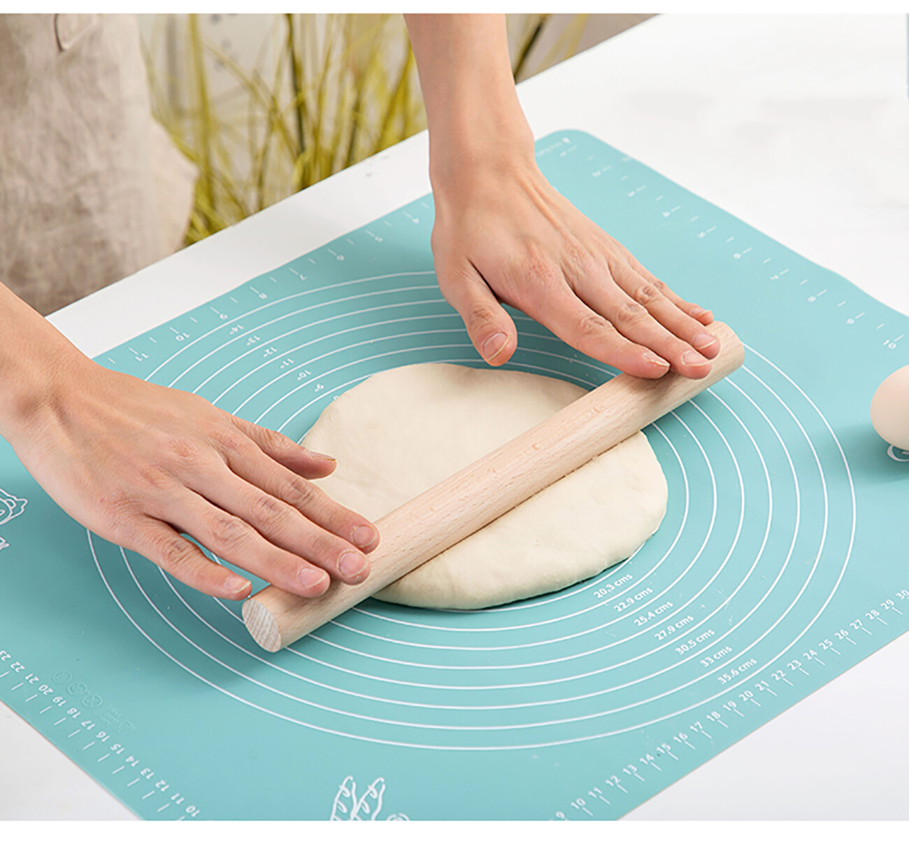 CNMF Silicone Kneading Pad Chopping Board Kitchen Baking Tools Rolling Silicone Pad 50x40cm