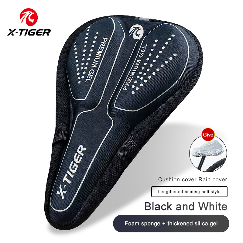 X-TIGER Road Bike Seat Cover Thickened Gels Mountain Bicycle Saddle Cushion Comfortable Cycling Seat Mat For Bicycle Accessories