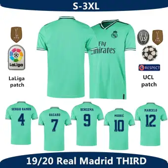 19 20 season TOP Quality Real Madrid Third Soccer Jersey Football Jersey T shirt(Hazard?Sergio Ramos?Modric?Marcelo)DIY 19 20 season TOP Quality Real Madrid Third Soccer Jersey Football Jersey T shirt(Hazard?Sergio Ramos?Modric?Marcelo)DIY