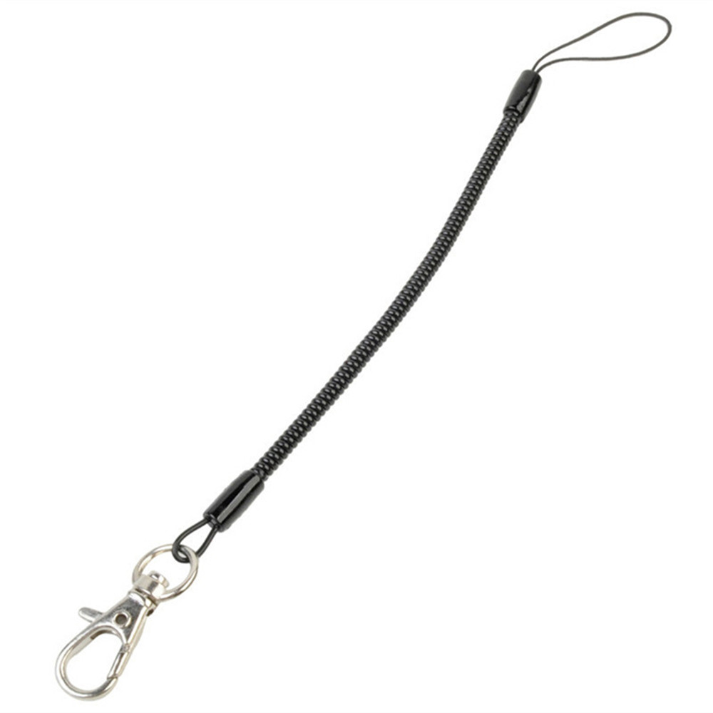 Fishing Coil Keychain Fashion Keychain Key Lanyard Stretch Keychain Elastic Keychain Fishing Coil Stretch Lanyard
