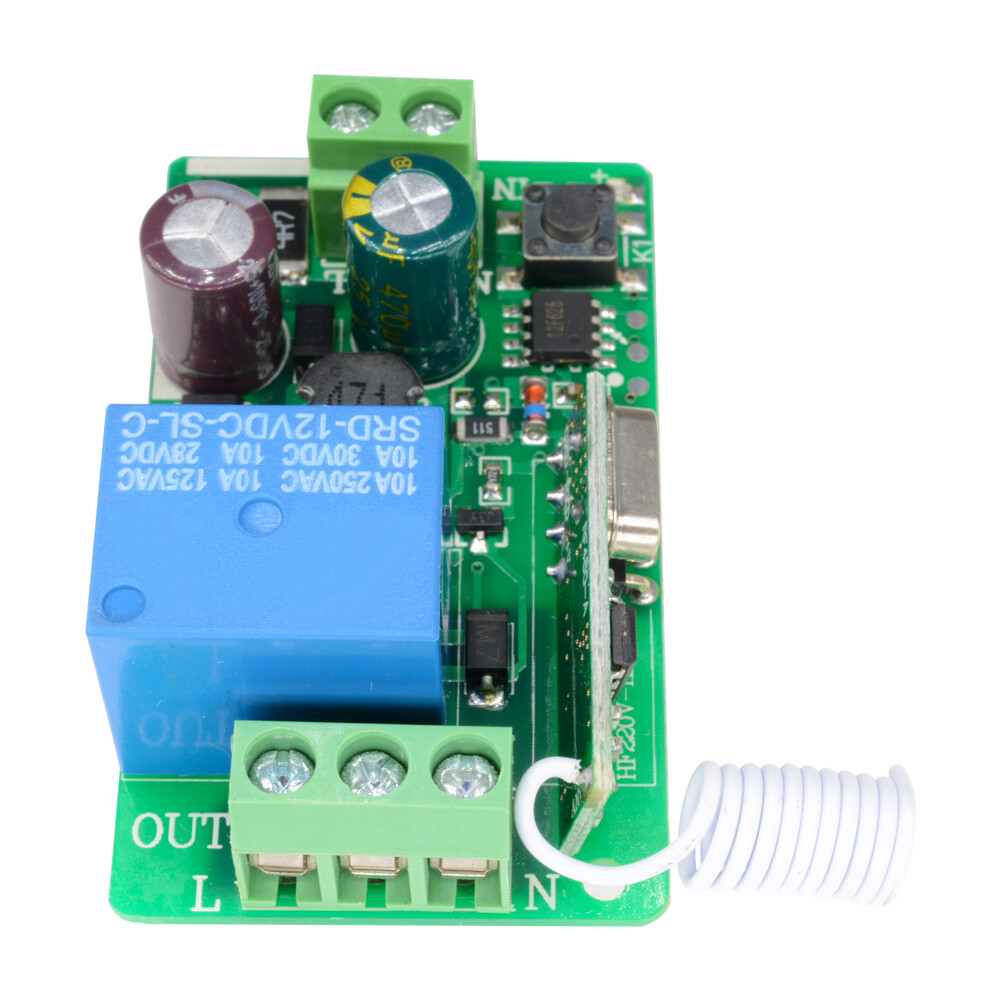 SeasBoat Công Tắc Điều Khiển Rơle Máy Thu RF Từ Xa Không Dây 315/433MHZ 220V 1CH