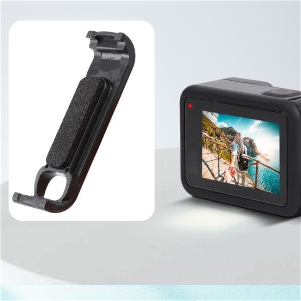 【In stock】Original Rechargeable Side Protective Cover Battery Lid for GoPro Hero 8 Sports Camera Plastic Dustproof Battery Lid Door Housing Case