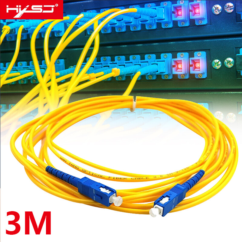 20m / 30m / 50m SCSC fiber optic cable for PLDT router & for GLOBE 3mm