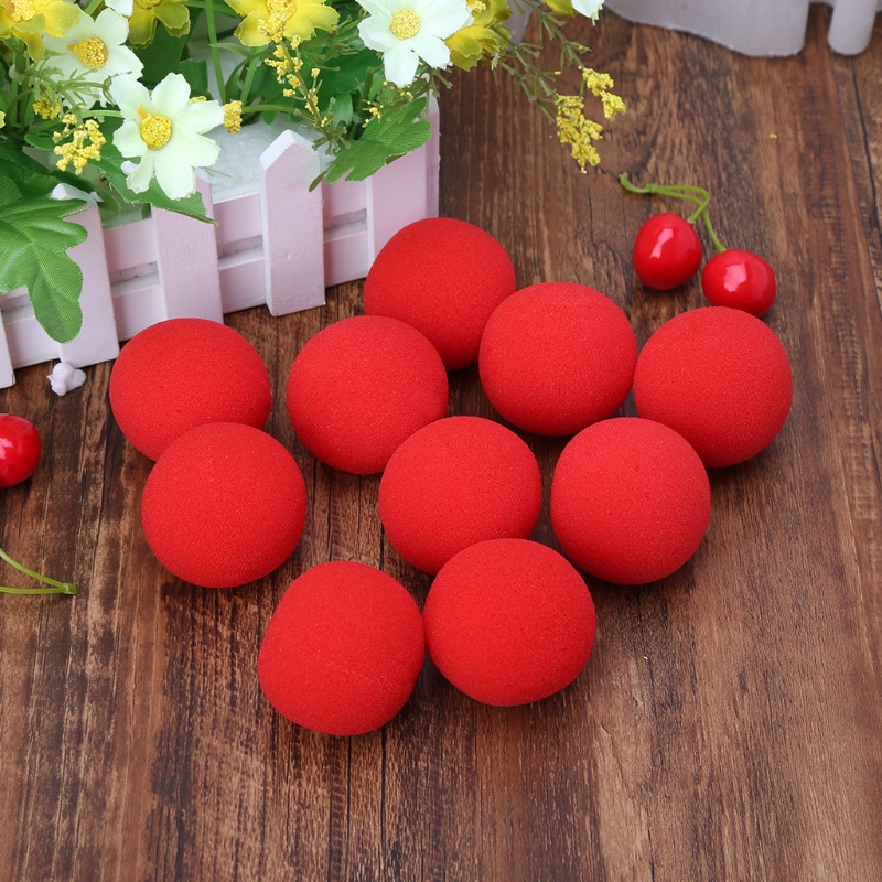 10PCS 3.5cmFinger Magic Tricks Props Sponge Balls Street Classical Stage Tricks
