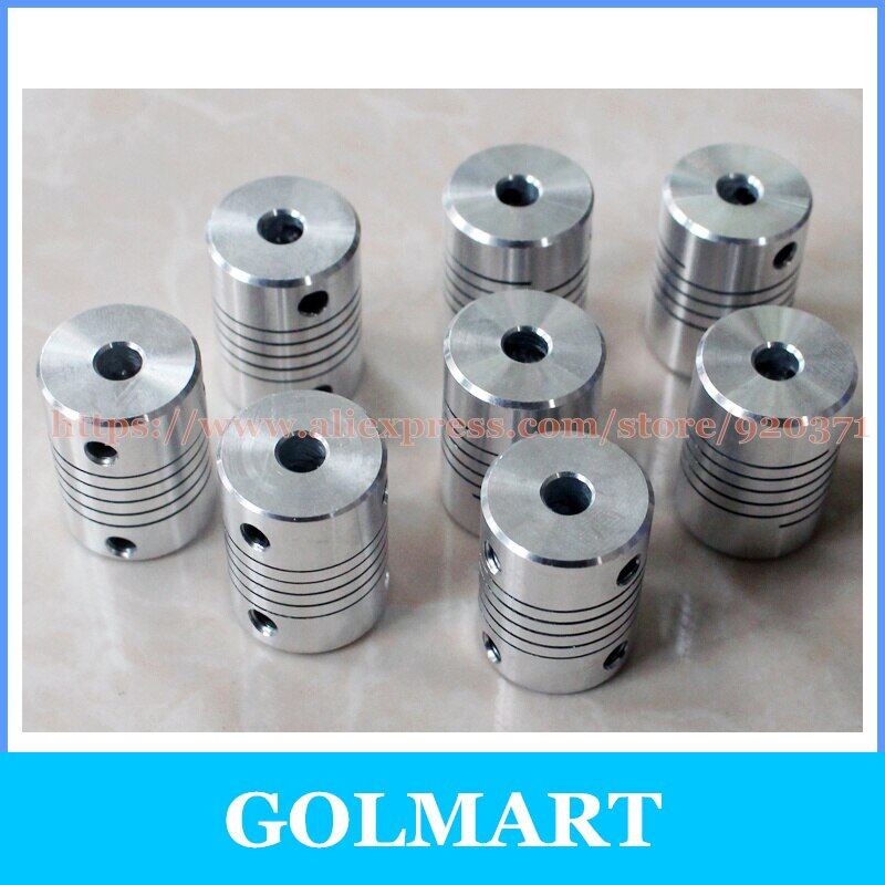 D18*l25 Shaft Coupling Flexible 3/4/5/6/6.35/7/8/10 Mm Cnc Motor Coupler