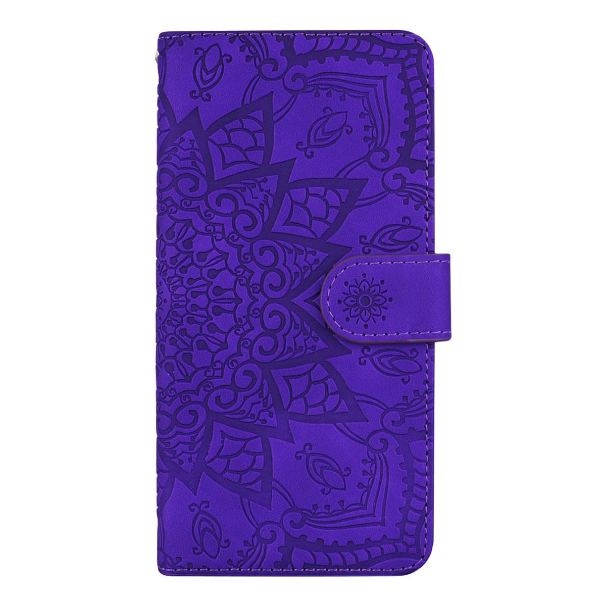 Cho Samsung A9 2018 Leather Case, Wallet vỏ điện thoại ánh sáng Slim Flip Folio Bìa Durable Shell chính hãng Matte da bò cảm thấy, với chân đế và khe cắm thẻ tiền mặt dây đeo cổ tay
