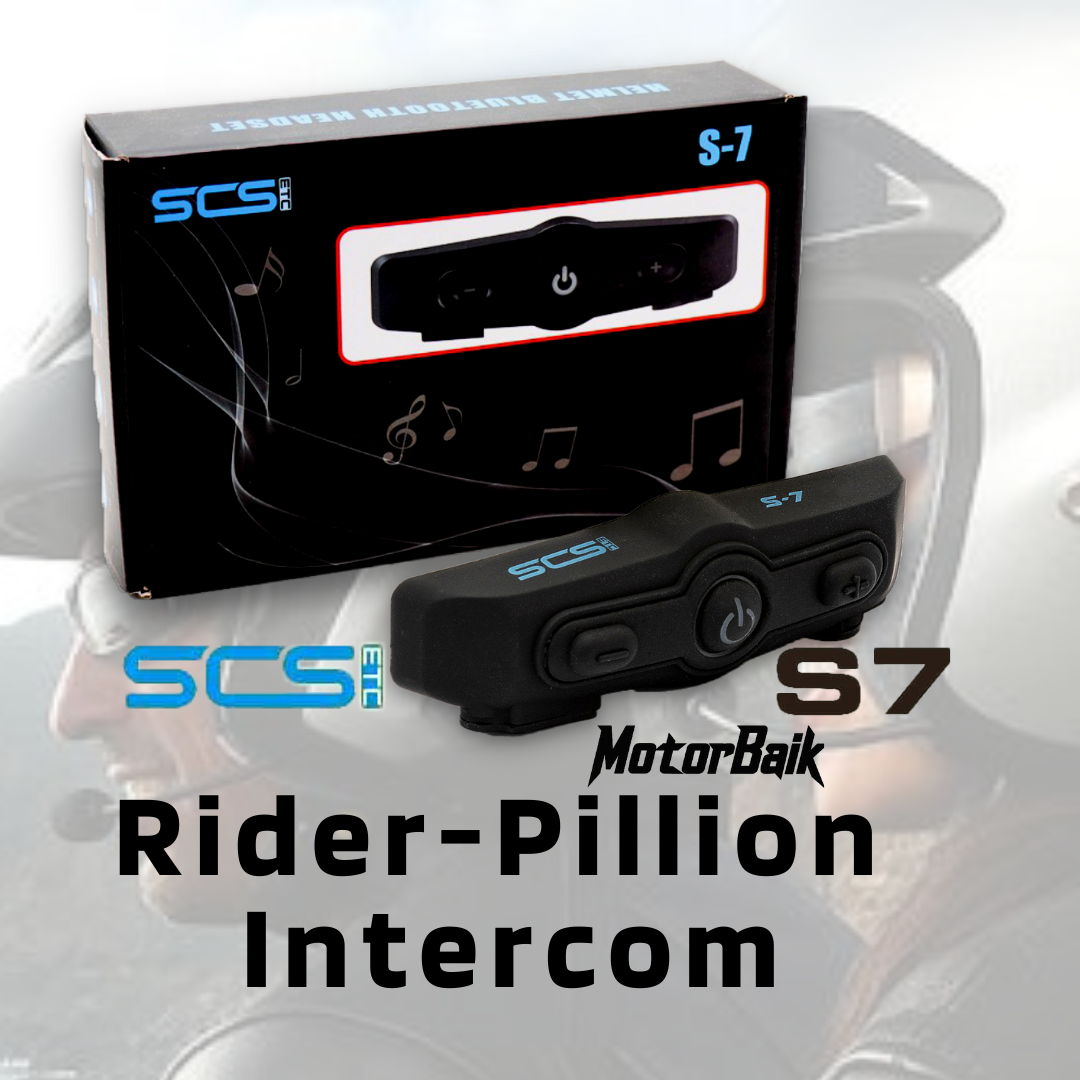 SCS S7 BLUETOOTH HELMET HEADSET MOTORCYCLE INTERCOM Helmet