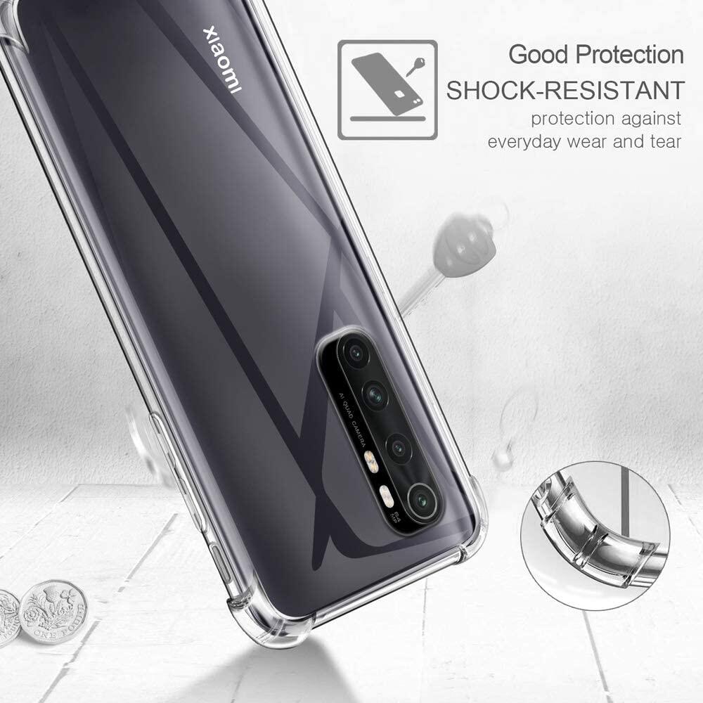 Lifebelle cho Xiaomi Mi Note 10 Lite Note 10 Pro Note 10, [Phiên bản tăng cường với bốn góc] [bảo vệ chăm sóc máy ảnh] Vỏ Ốp điện thoại bảo vệ Silicone da nhựa TPU mềm cao su trong suốt chống sốc