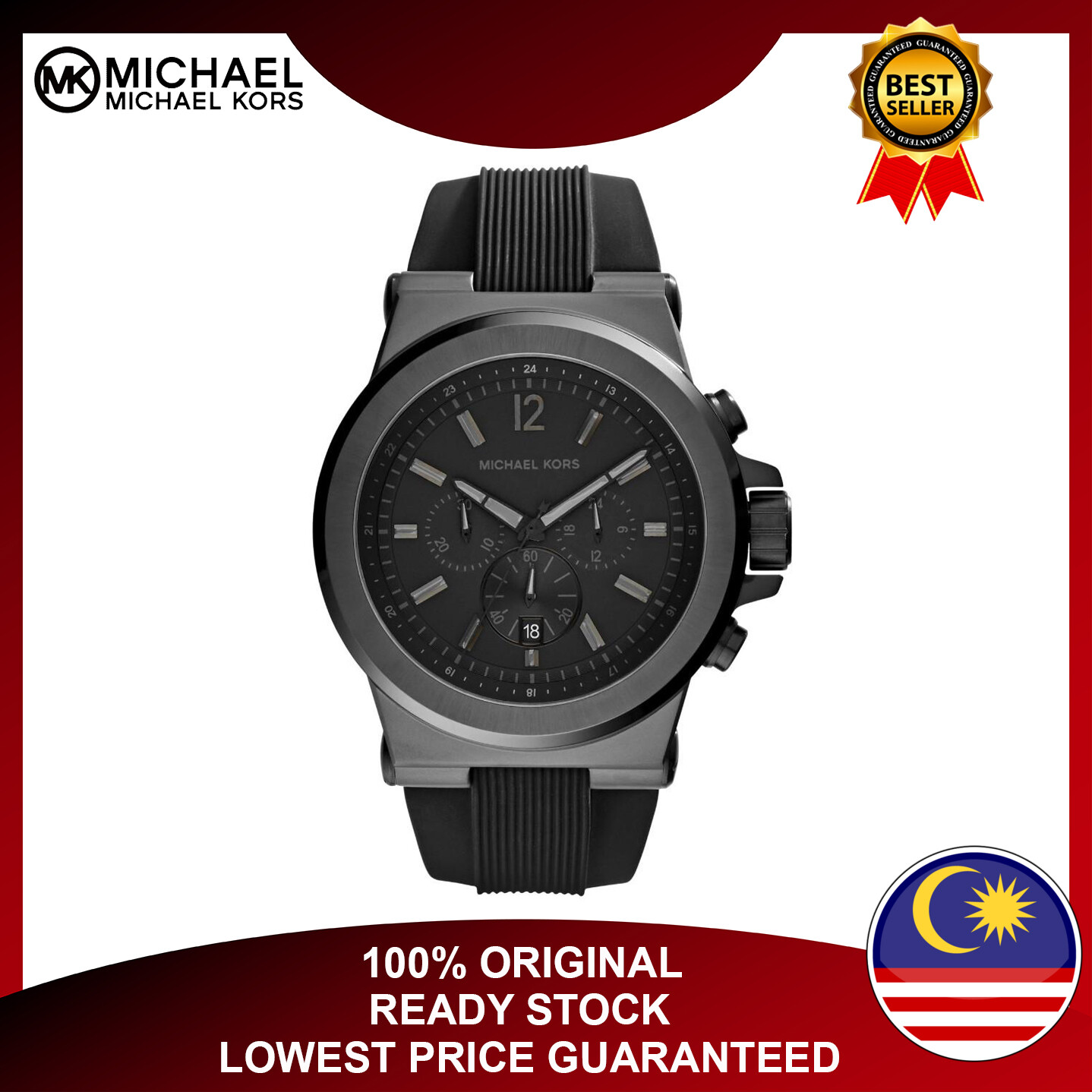 Watch Jam Tangan Lelaki MK8152 | Lazada