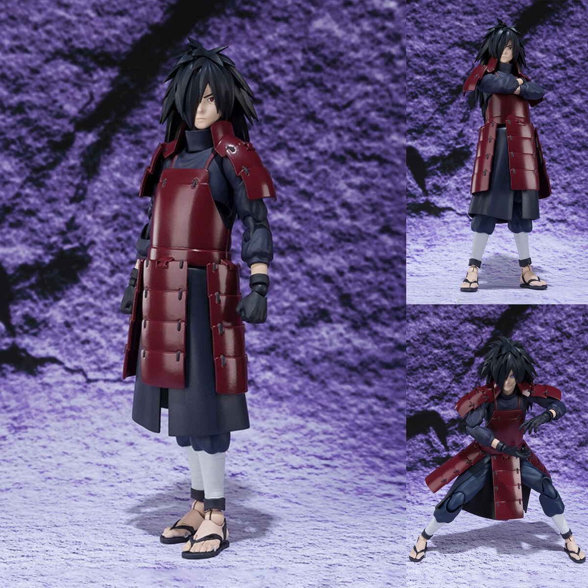 Toystoreshop 15cm Anime Naruto Shippuden Uchiha Madara SHF Collection Action Figure Toys with Box for Kids Play Collectible