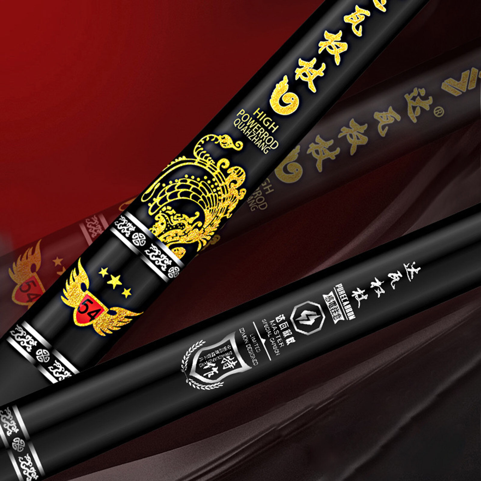 Telescopic Long Fishing Rod with Rotating Rod Tip Design for Angler's Holiday Good Gift